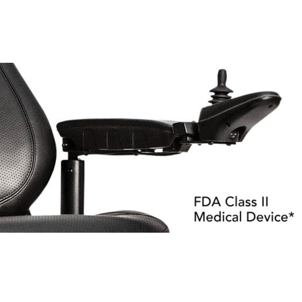 Pride Jazzy® Air 2 Elevating Power Wheelchair - Closeup view of the Joystick