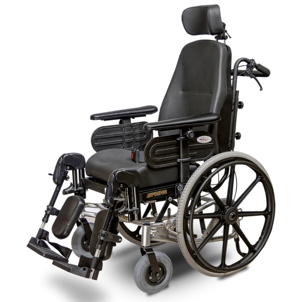 EV Rider Heartway Spring Lightweight Manual Wheelchair - Left Side View