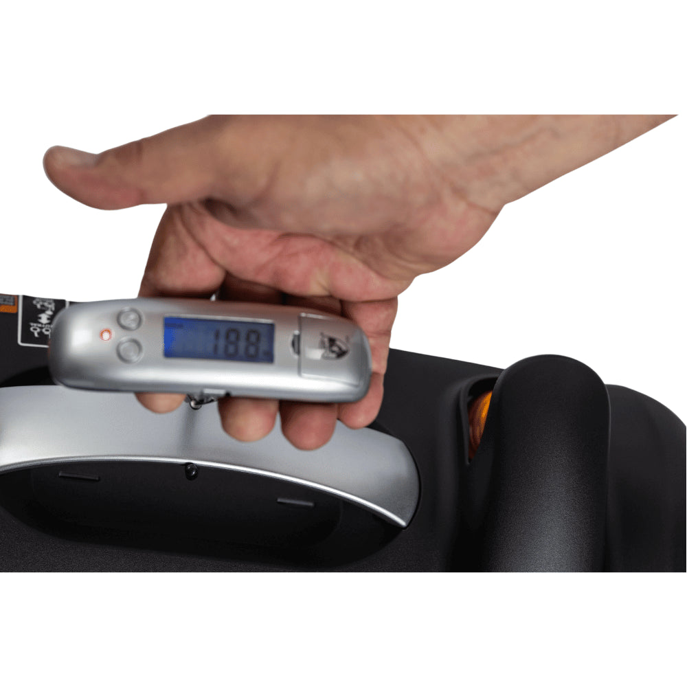 EV Rider Silver 4M Mobility Scooter Weight Display