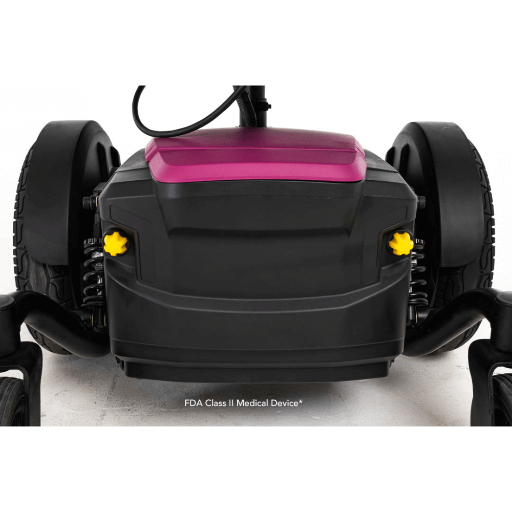 Pride Jazzy® EVO 614HD Heavy Duty Powerchair - Closeup view of the Battery Compartment