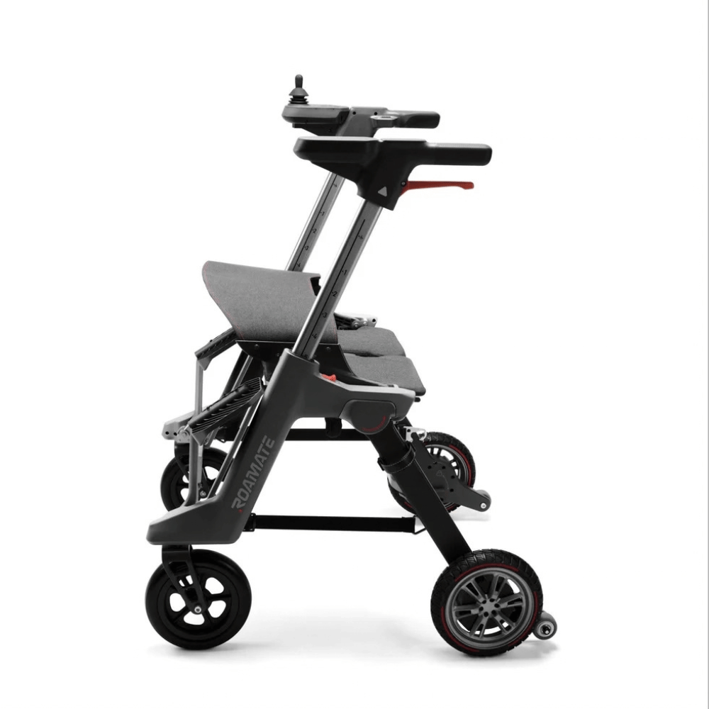 Enhance Mobility Roamate 3-in-1 Power Rollator in Black color - Side View