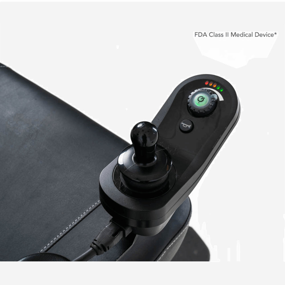 Pride Jazzy® EVO 614HD Heavy Duty Powerchair - Closeup view of the Joystick