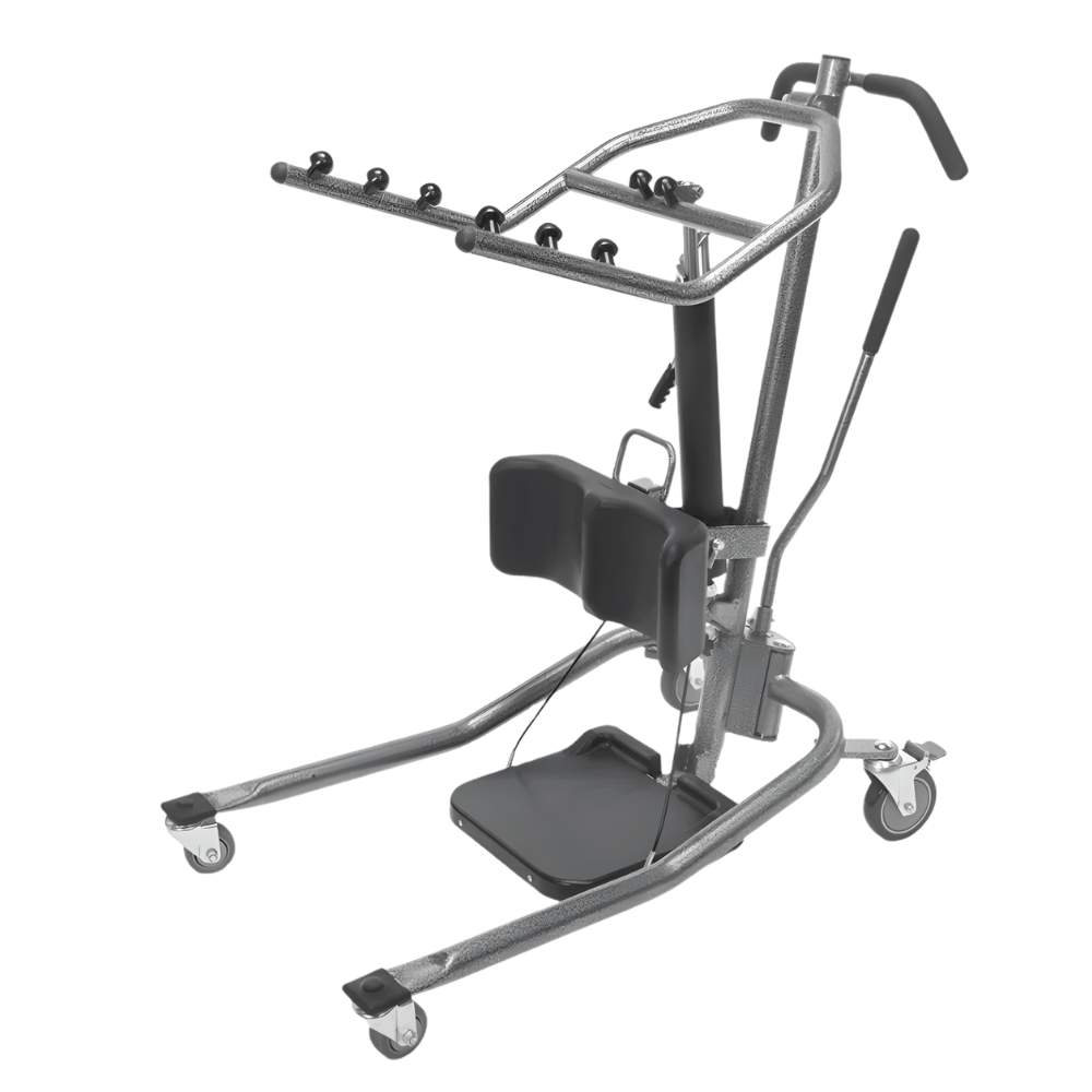 Proactive Medical Protekt 350 Hydraulic Sit-to-Stand Patient Lift - Angled View