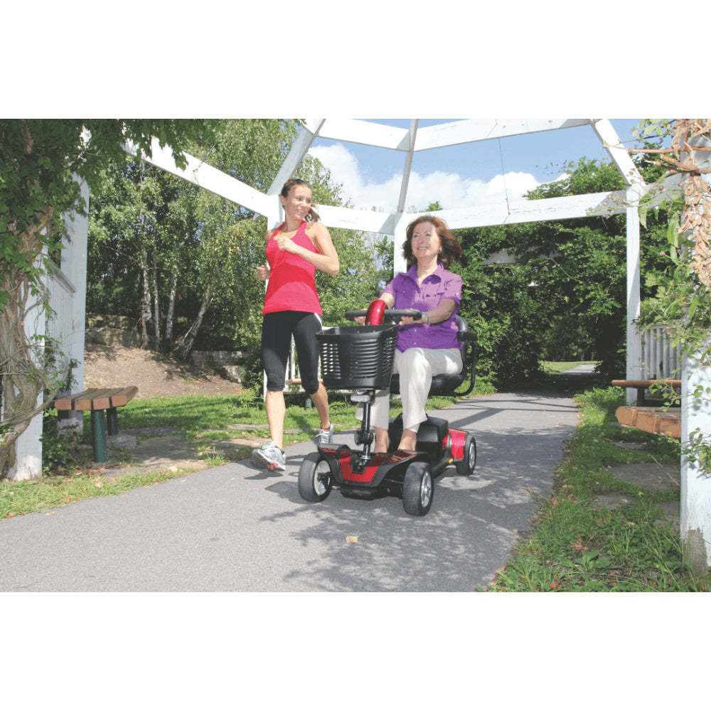 Lifestyle Display of the Pride Go Go® Sport 4-Wheel Mobility Scooter