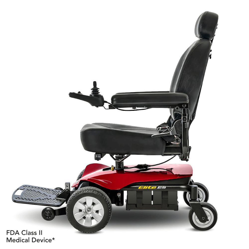 Pride Jazzy® Elite ES Front Wheel Drive Powerchair - Side View