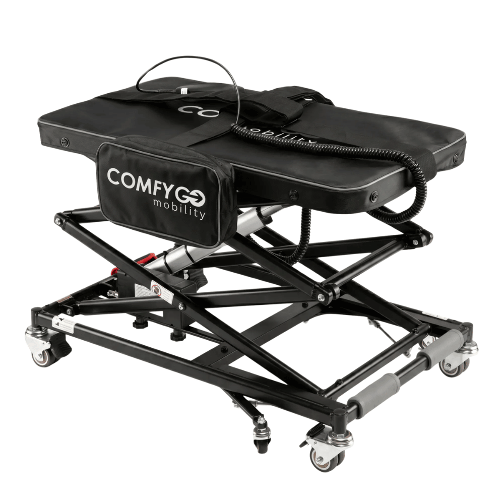 ComfyGO Portable Electric Wheelchair & Scooter Lift - Semi Folded Position
