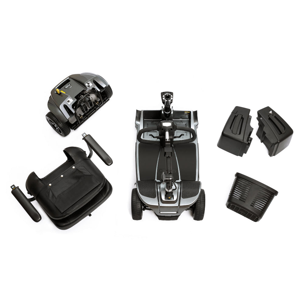 Pride Revo® 2.0 Portable 4-Wheel Scooter Disassembled Parts