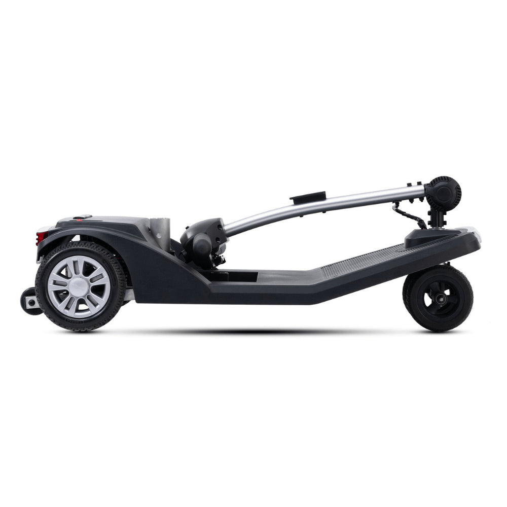 Gloss Black Metro Mobility Air Classic Compact Foldable Mobility Scooter - Folded