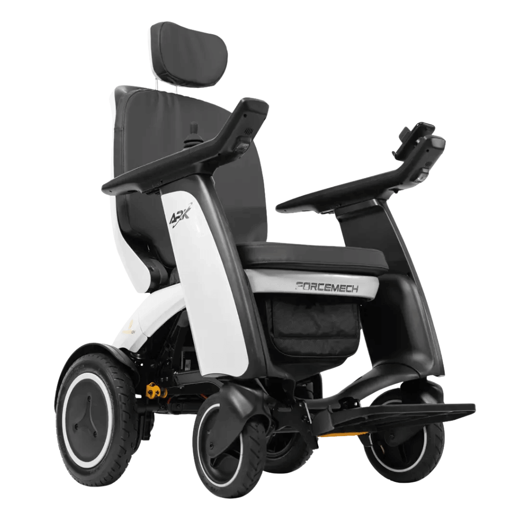 Forcemech ARK Reclining Power Wheelchair - Angled View