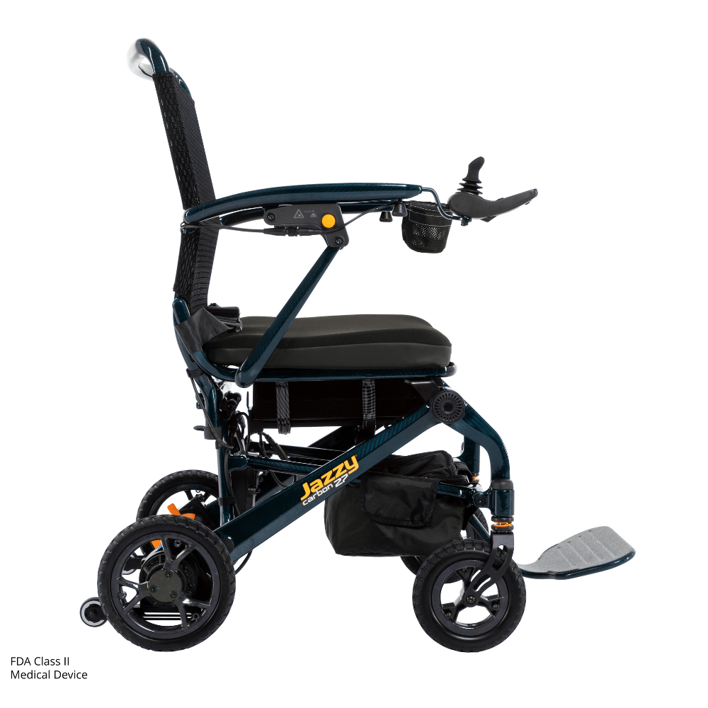 Jazzy® Carbon 27 Ultra Lightweight Carbon Fiber Travel Powerchair