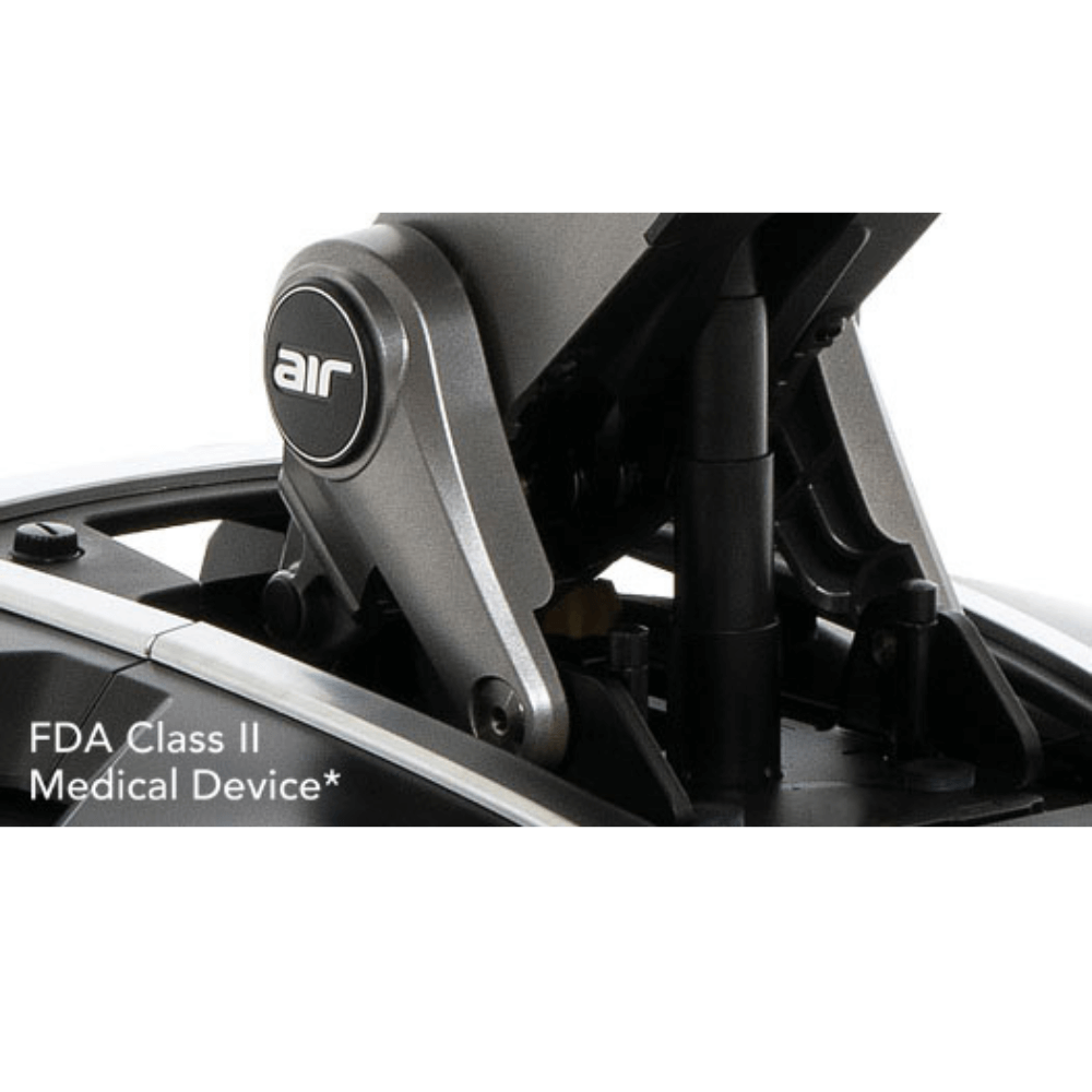 Pride Jazzy® Air 2 Elevating Power Wheelchair - Closeup view of the Elevating Mechanism