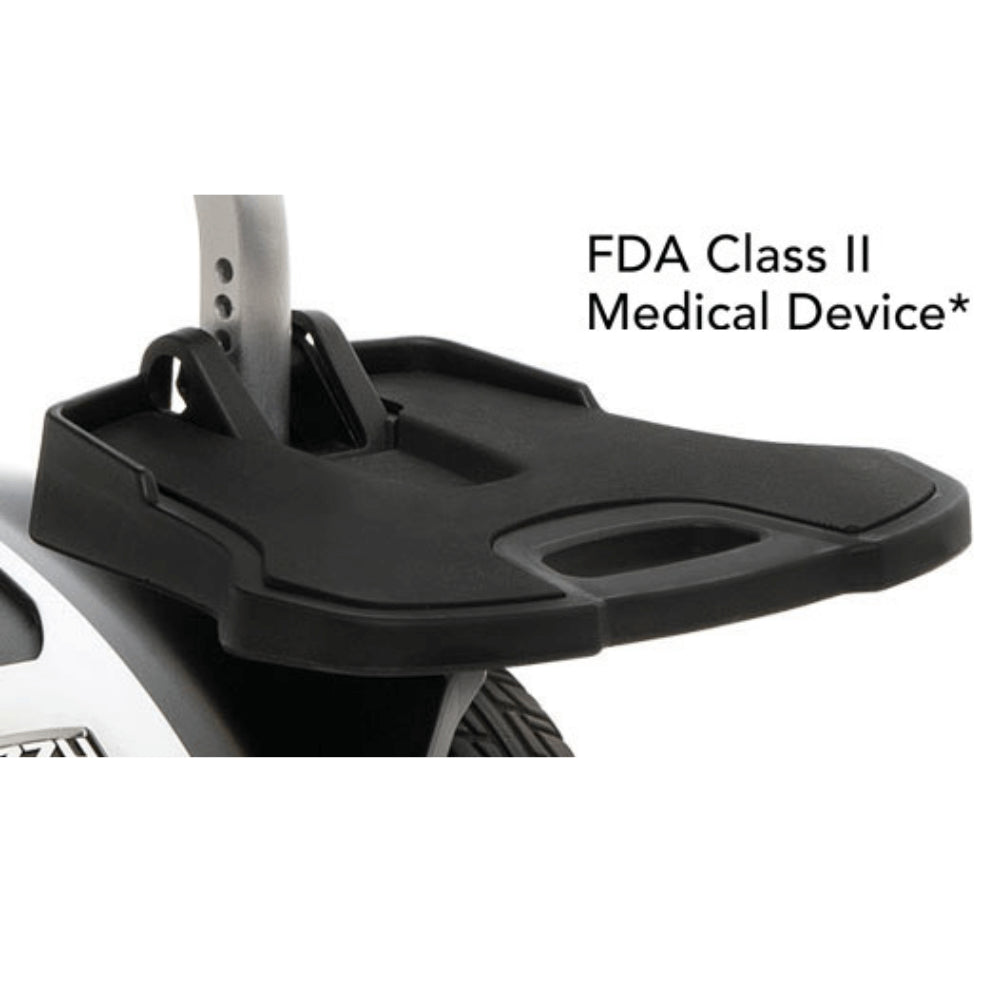 Pride Jazzy® Air 2 Elevating Power Wheelchair - Closeup view of the Footrest