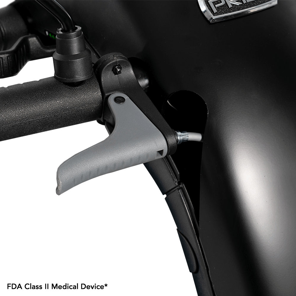 Pride Victory® Platinum 4 Wheel Mobility - Closeup View of the brake