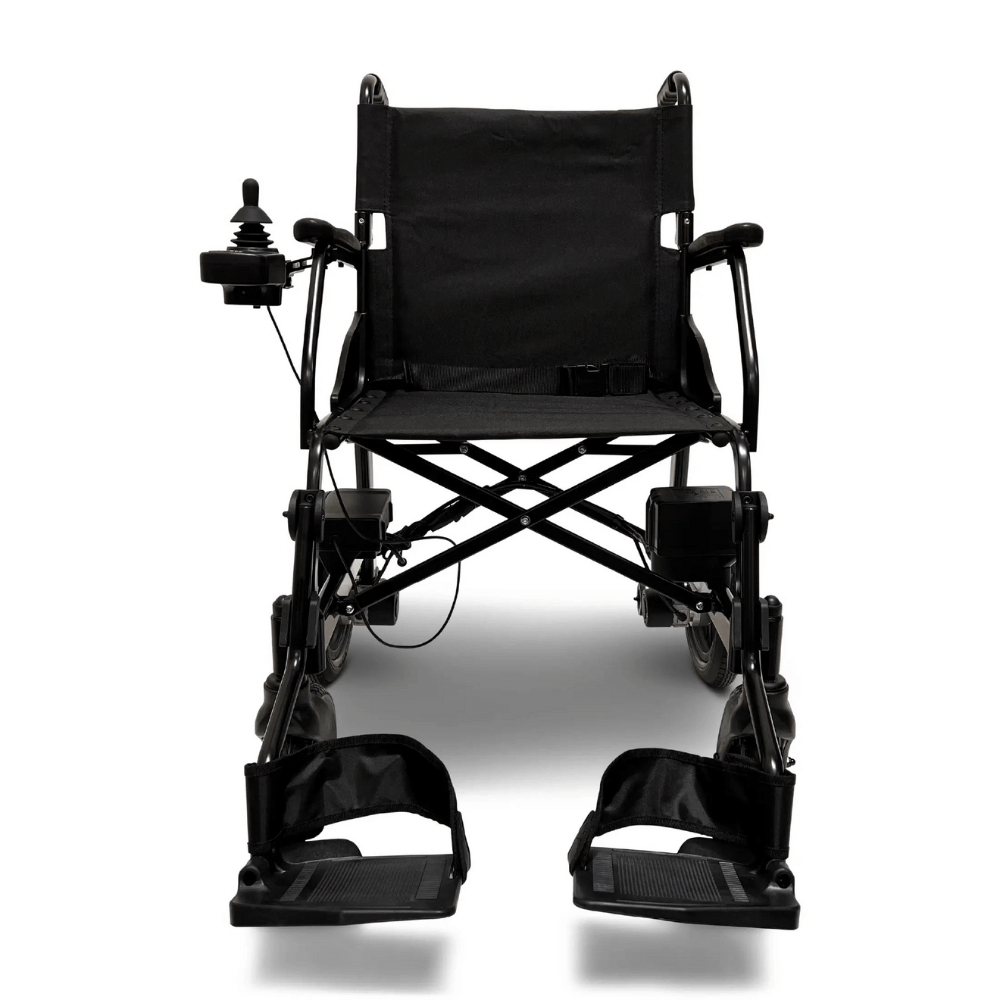 ComfyGO X-Lite Lightweight Foldable Travel Electric Wheelchair - Front View