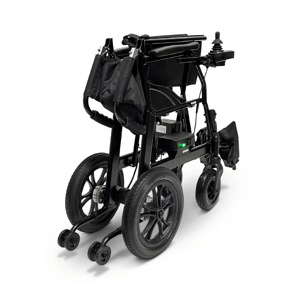 ComfyGO X-Lite Lightweight Foldable Travel Electric Wheelchair Folded