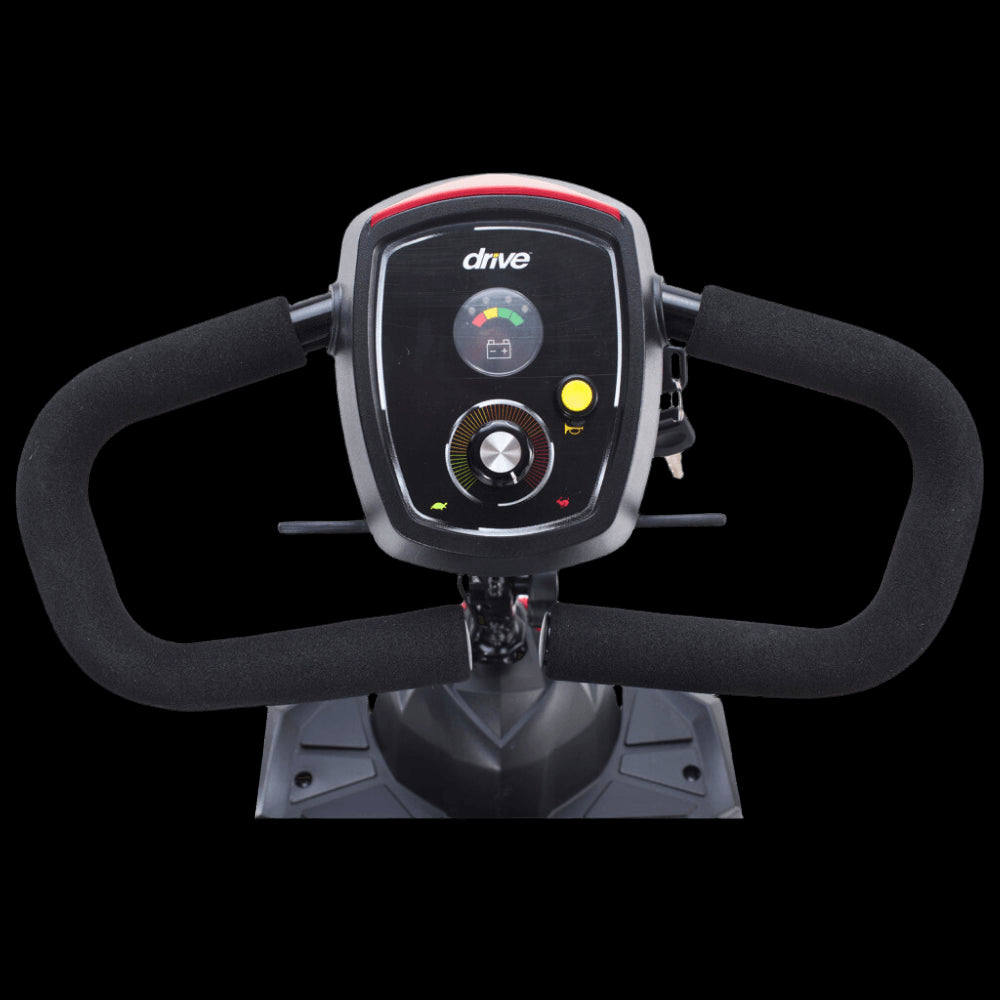 Drive Medical Scout 3-Wheel Compact Travel Power Scooter Handlebar Control