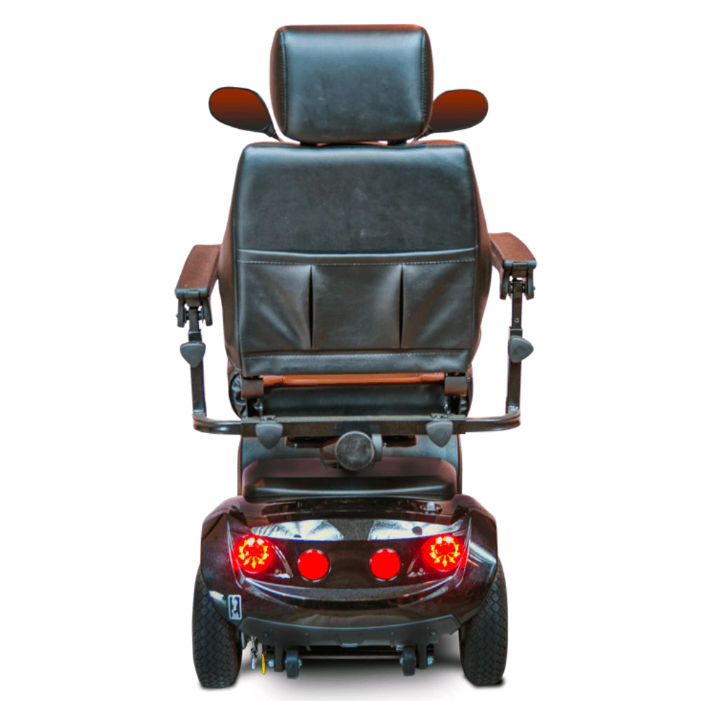 Red EV Rider CityRider 4 Wheel Mobility Scooter - Rear View