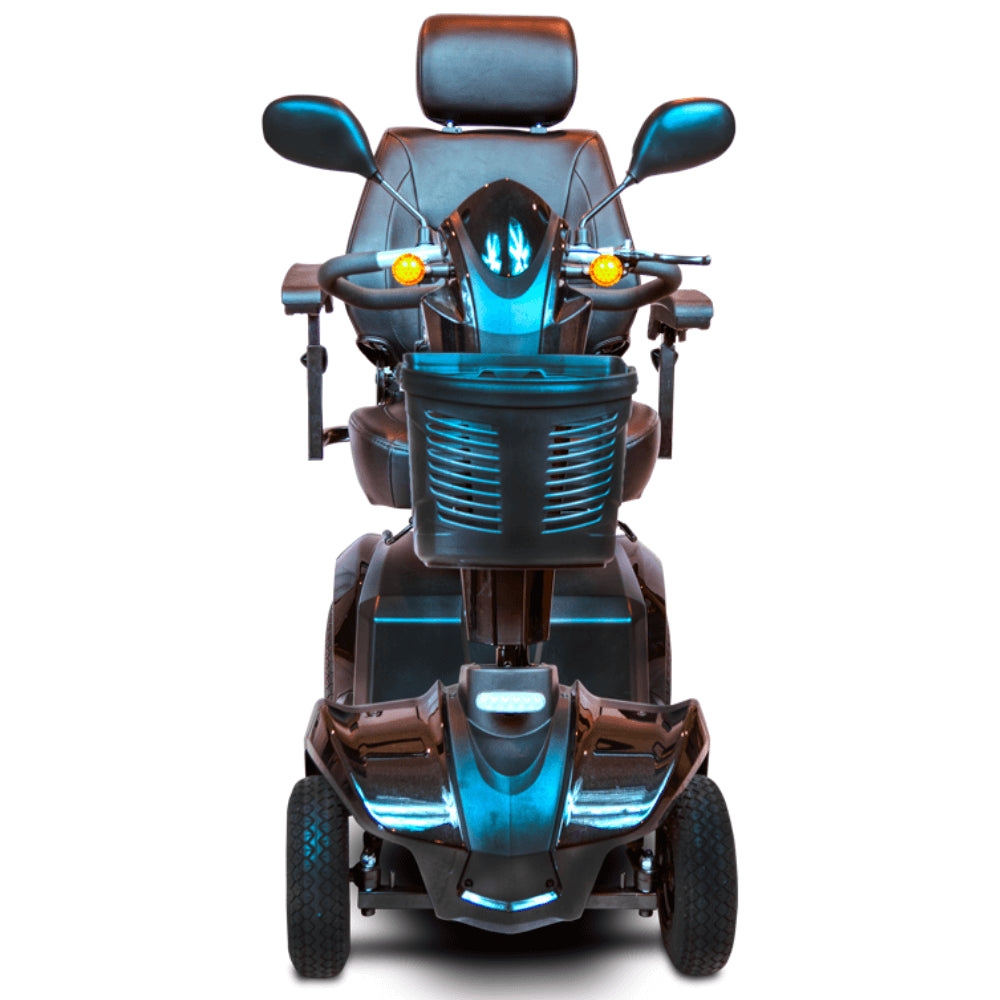 Black EV Rider CityRider 4 Wheel Mobility Scooter - Front View