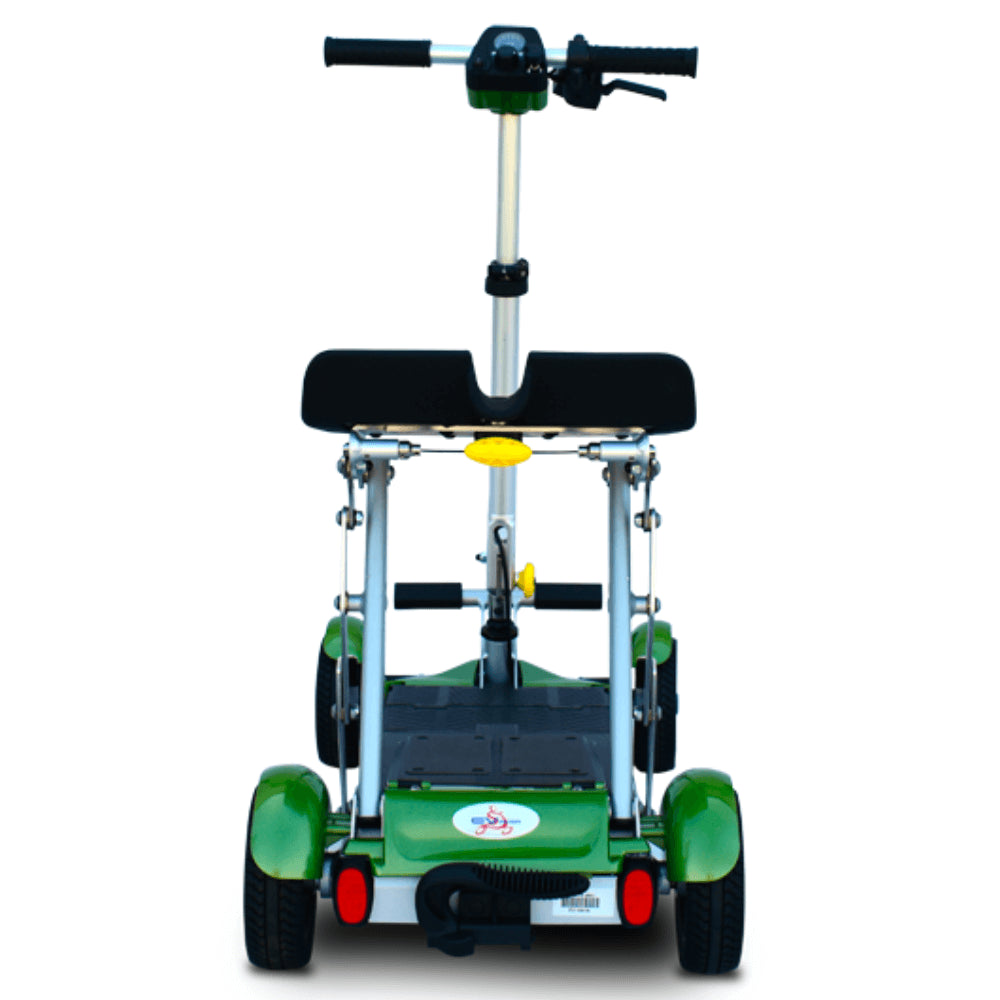 Pearl Green EV Rider Gypsy Q2 Foldable Lightweight Mobility Scooter - Rear View