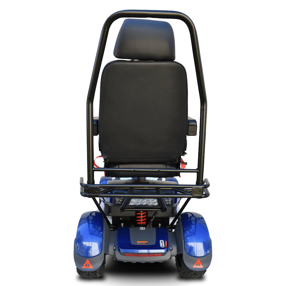 Blue EV Rider Heartway S12X Vita Monster Mobility Scooter - Rear View