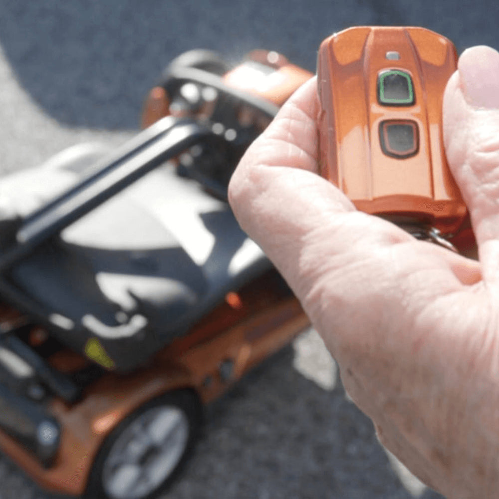 Jupiter Gold EV Rider Transport 4AF Automatic Folding Mobility Scooter with Keyfob