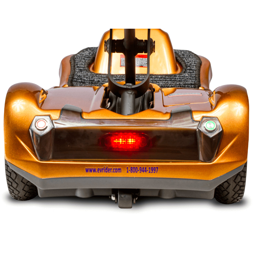 Copper EV Rider Transport AF+ Mobility Scooter Open Box - Rear Close-up View