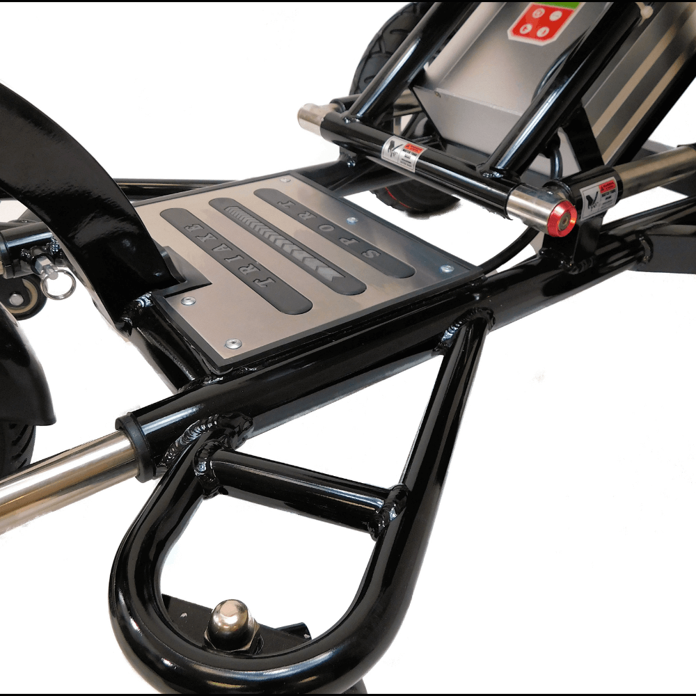 Enhance Mobility TRIAXE Sport T3045 Mobility Scooter Black Wheels View