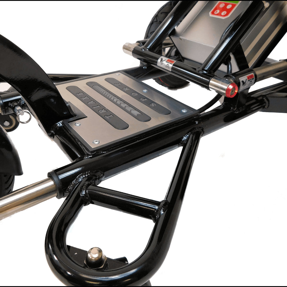 Enhance Mobility TRIAXE Sport T3045 Mobility Scooter Black Wheels View