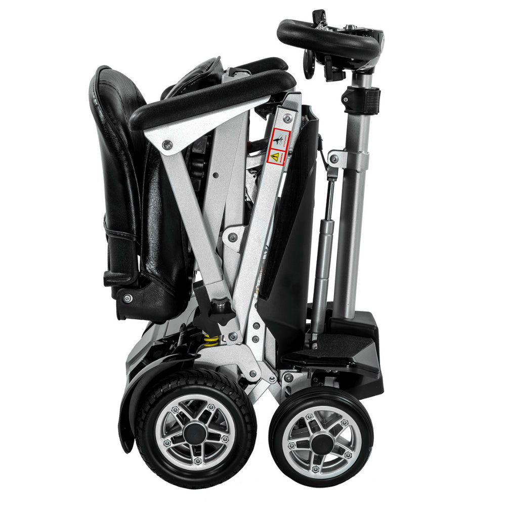 Enhance Mobility Transformer 2 S3026 Automatic Folding Mobility Scooter Black Folded View