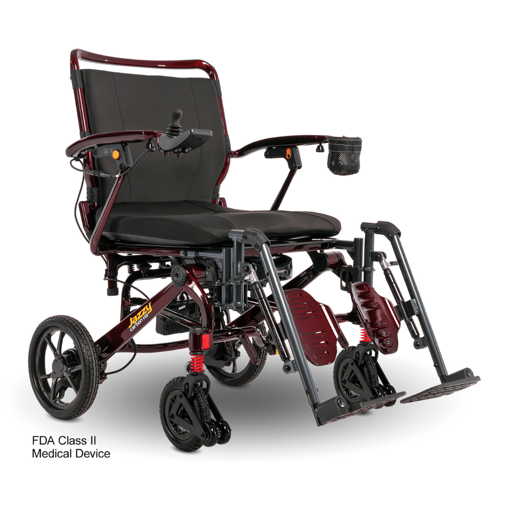 Jazzy® Carbon HD Carbon Fiber Heavy Duty Travel Powerchair