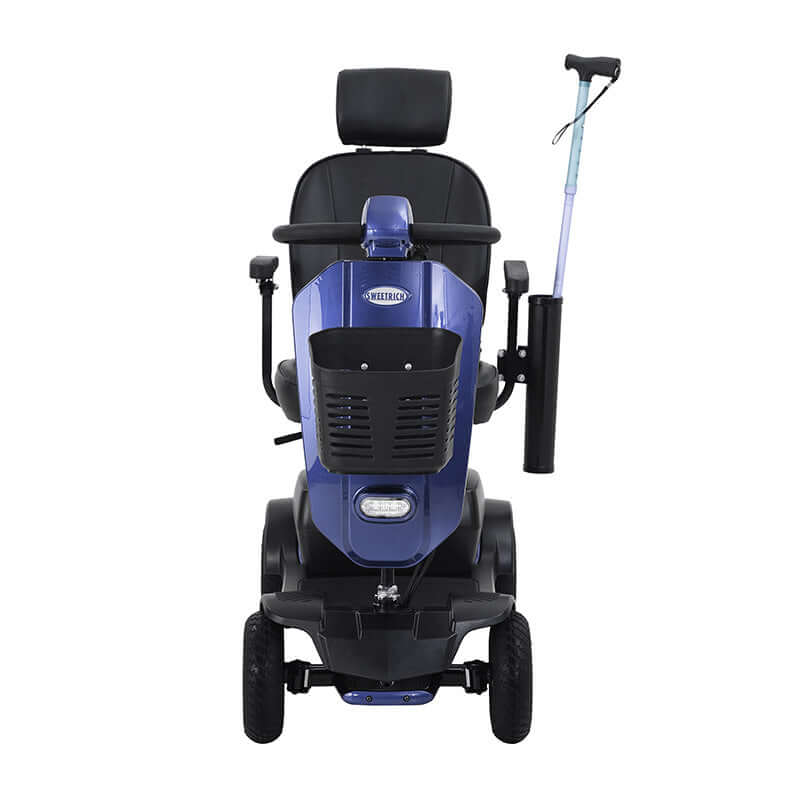 Dark Purple Metro Mobility Max Plus Indoor & Outdoor Mobility Scooter - Front View