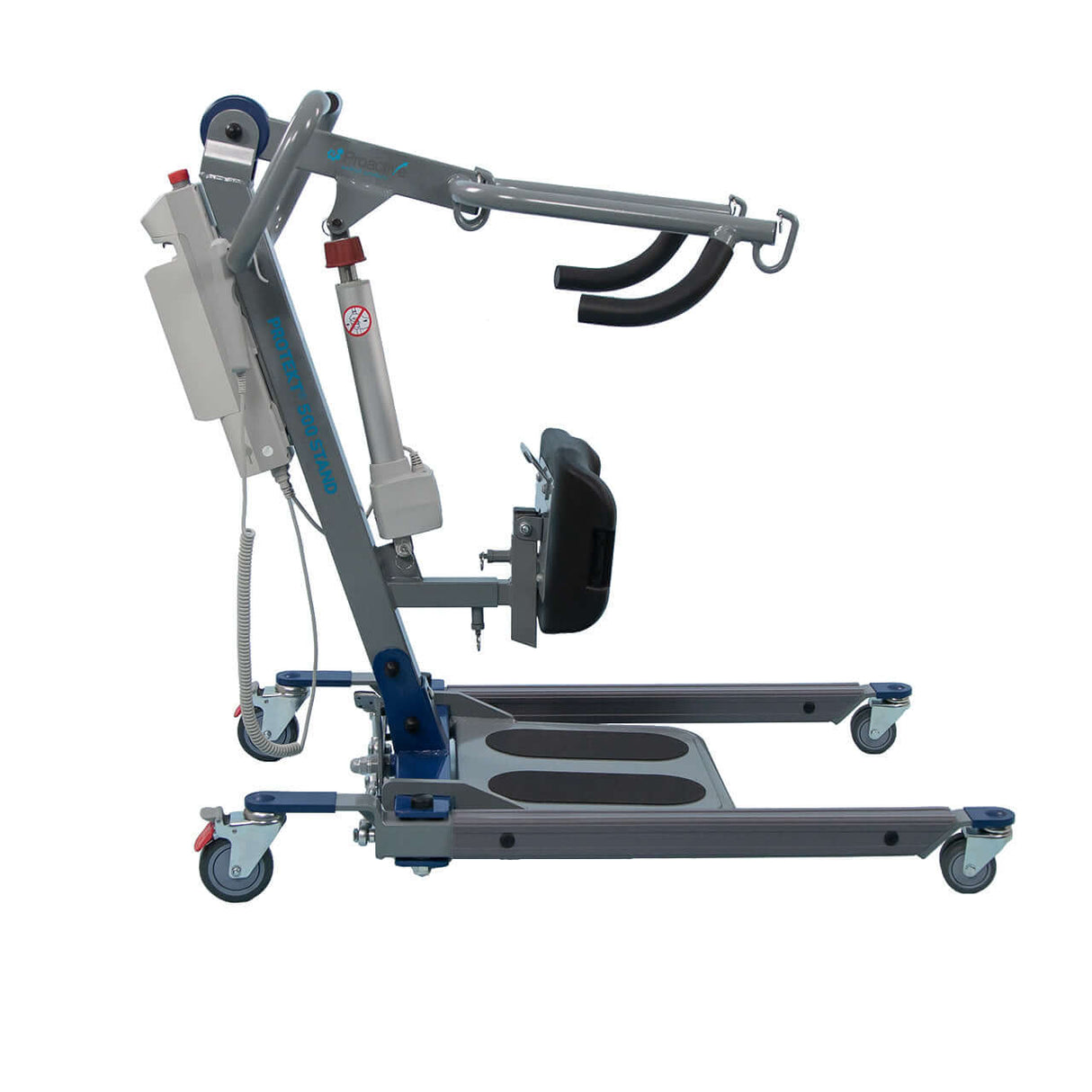Proactive Medical Protekt 500 Electric Sit-to-Stand Lift (500 lb. Capacity) - Side View