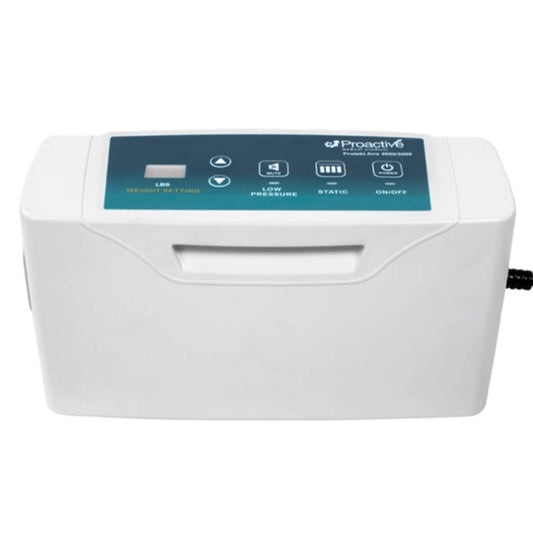 Proactive Medical Protekt Aire 5000DX LAL Alternating Pressure Mattress System - Close-up view of the control panel