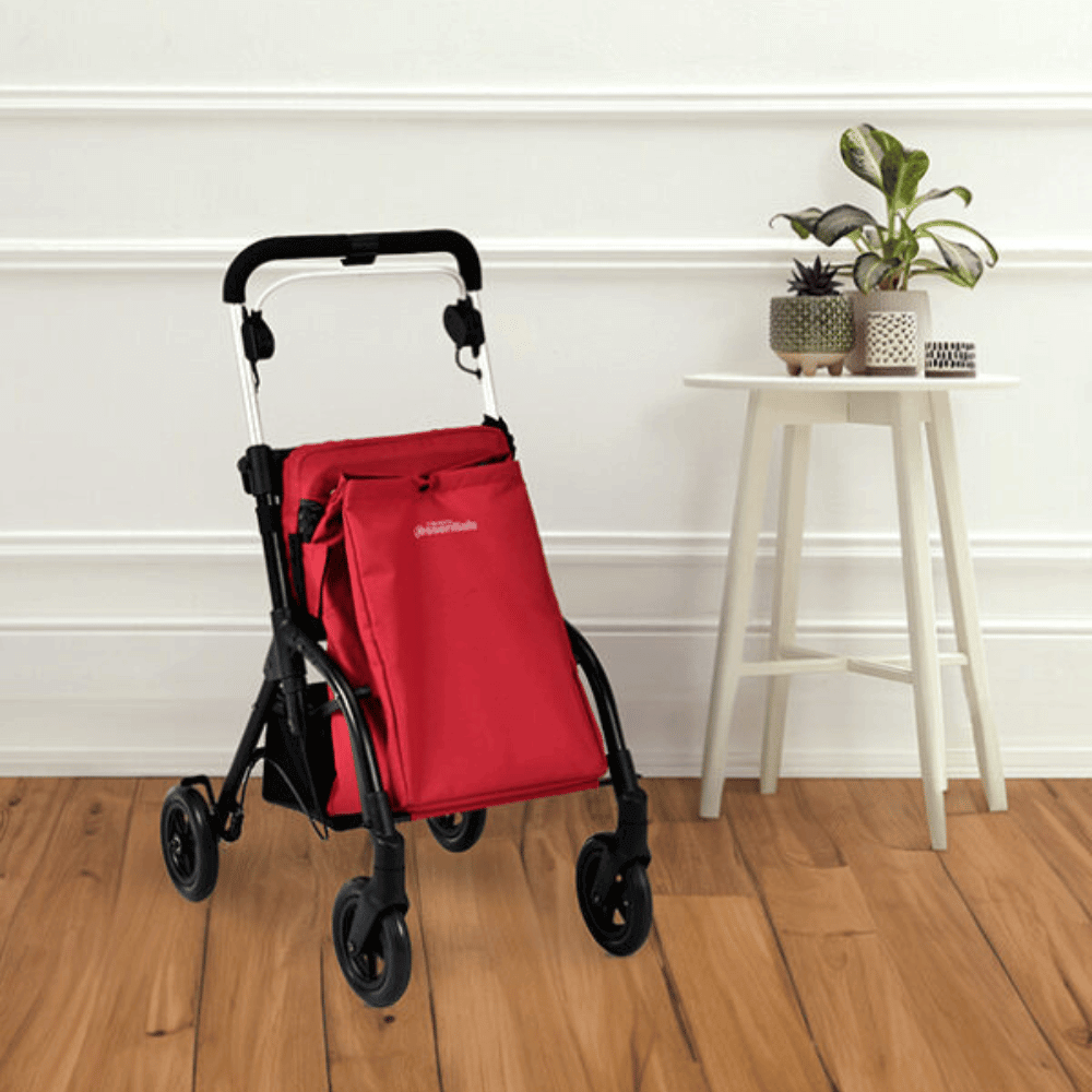 Triumph Mobility Shopping Rollator - Closed Shopping Bag