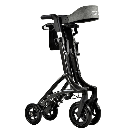 Triumph Mobility Maverick Carbon Fibre Rollator - Side View