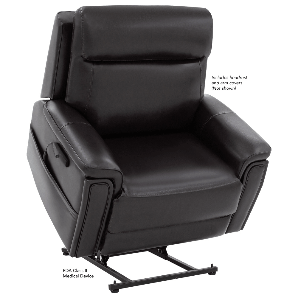 Pride Sitting Pretty Lift Chair Evolution LC-435 in Chestnut Color - Angled View
