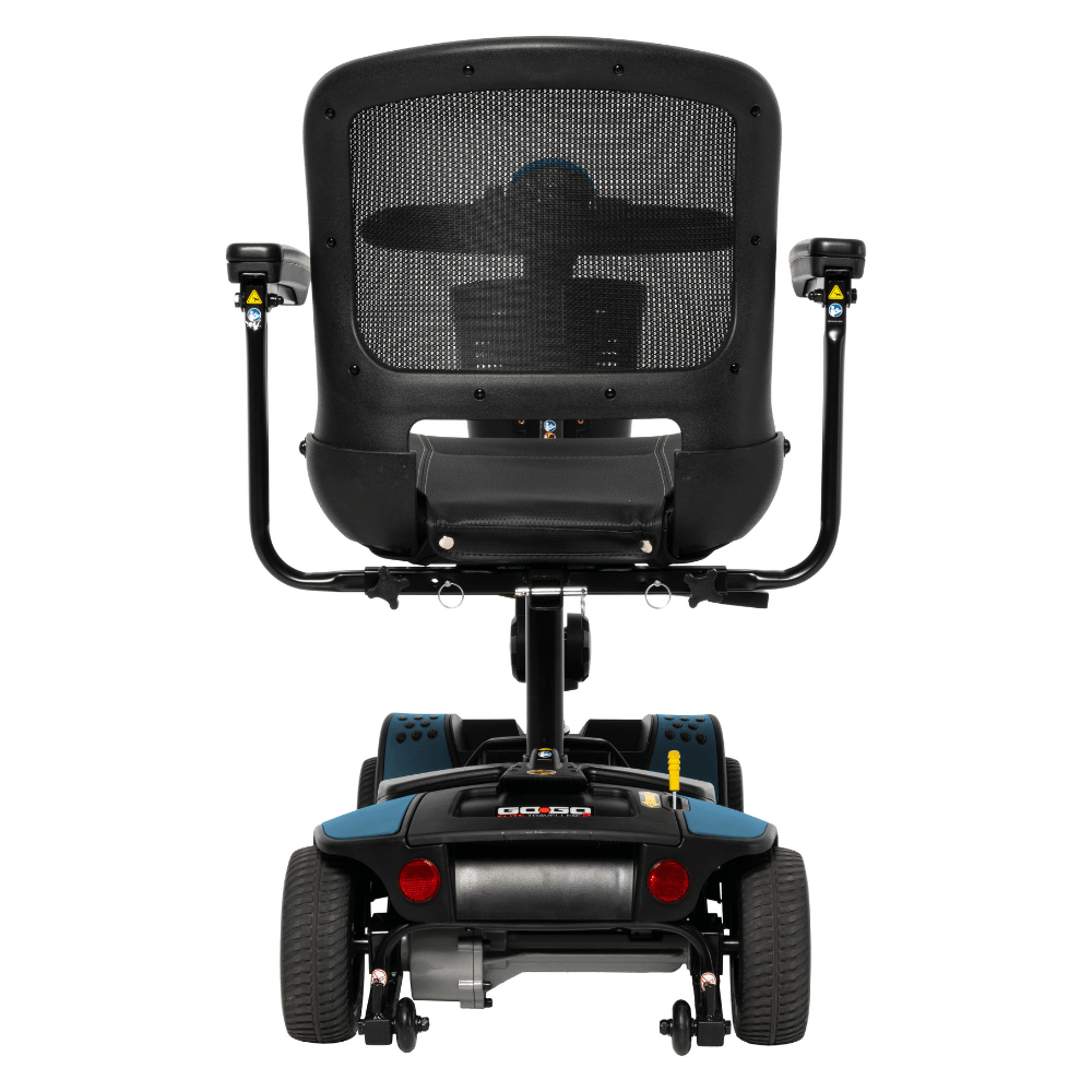 Robins Blue Egg Accent Pride Go Go Elite Traveller®2 Platinum 4-wheel - Front View