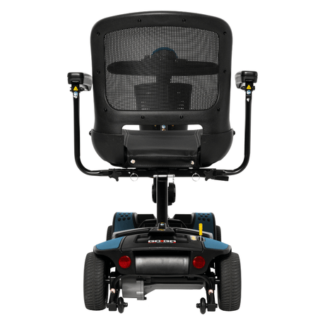 Robins Blue Egg Accent Pride Go Go Elite Traveller®2 Platinum 4-wheel - Front View