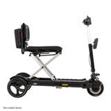 Black Color Pride i-Go™ Lightweight Folding Travel Scooter - Side View