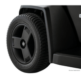 Pride Go Chair® MED Portable Power Wheelchair Closeup View of the Rear Wheel