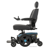 Iceberg Blue Color Pride Jazzy® EVO 614HD Heavy Duty Powerchair - Side View