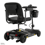 Pride Go Go® Ultra X Gen 3 4-Wheel Mobility Scooter In black Color -  Rear View