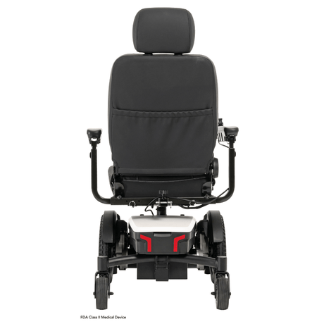 White Color Pride Jazzy® EVO 613 Narrow Powerchair - Rear View