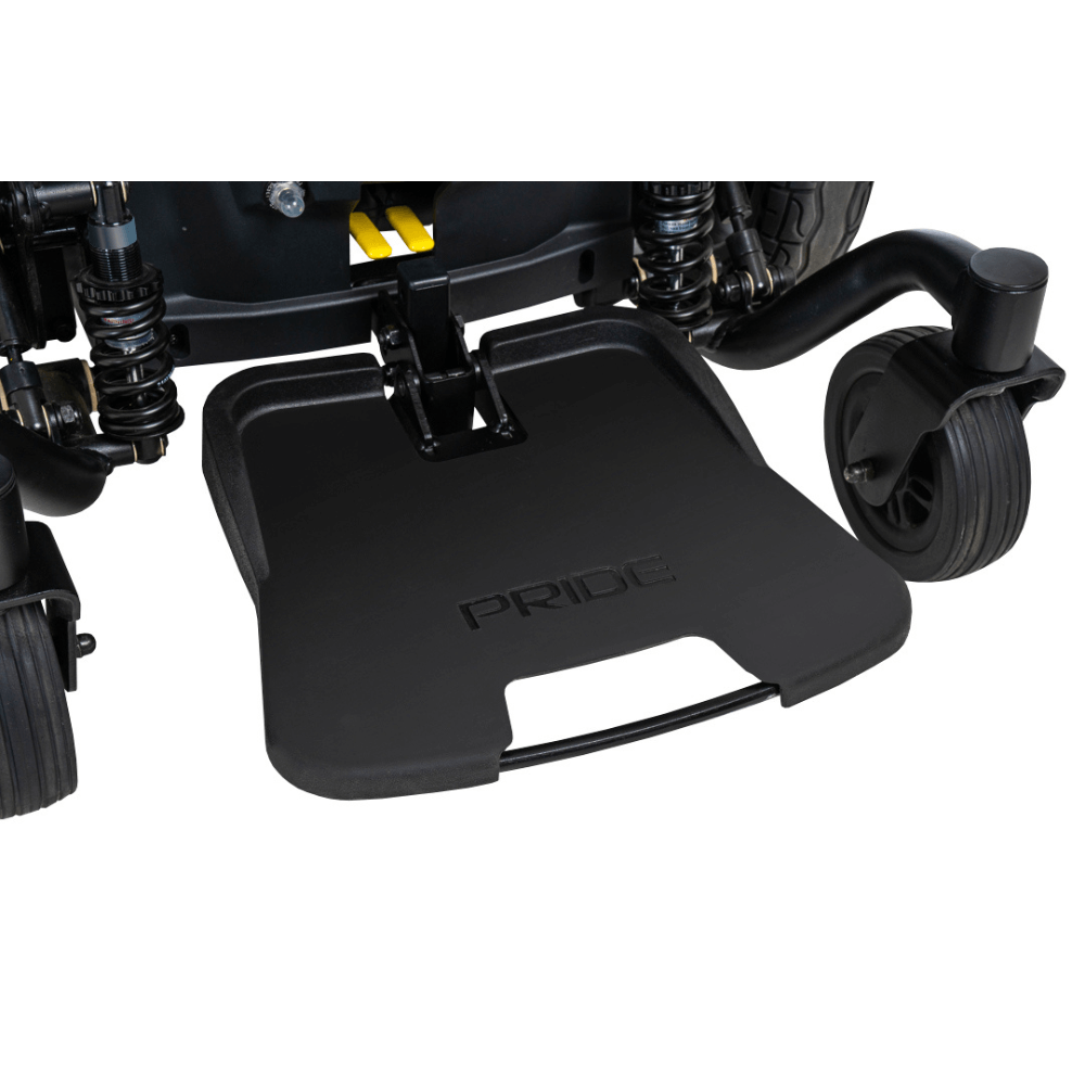 Jazzy® EVO 614 Active-Trac Suspension Powerchair - Closeup view of the Footrest