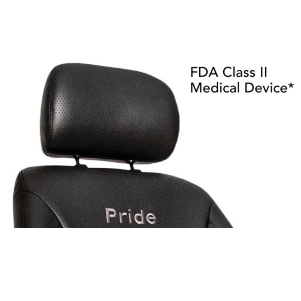 Pride Jazzy® Air 2 Elevating Power Wheelchair - Closeup view of the Headrest