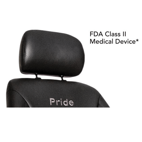 Pride Jazzy® Air 2 Elevating Power Wheelchair - Closeup view of the Headrest