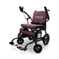 Purple Textile ComfyGO Phoenix Carbon Fiber Lightweight Electric Wheelchair - Angled View