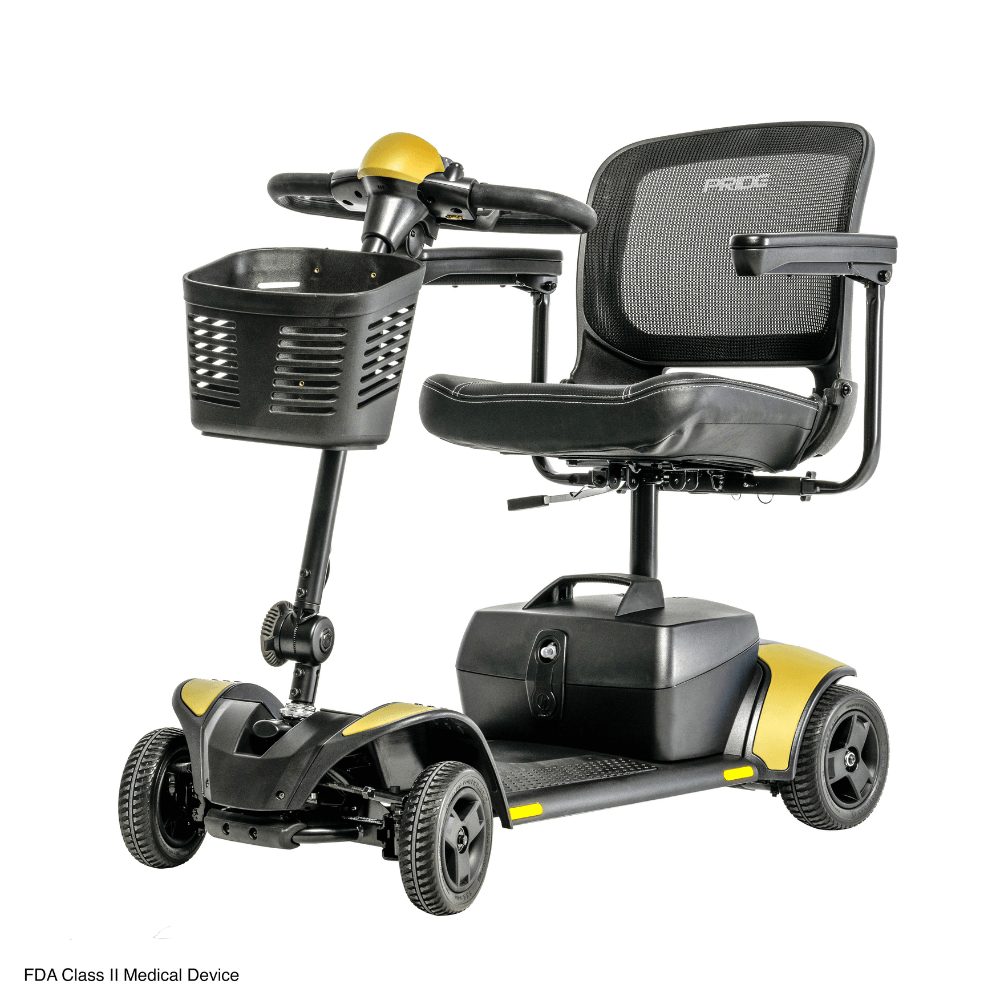  Chell-O Accent Pride Go Go Elite Traveller® 2 Mobility Scooter -  Angled View