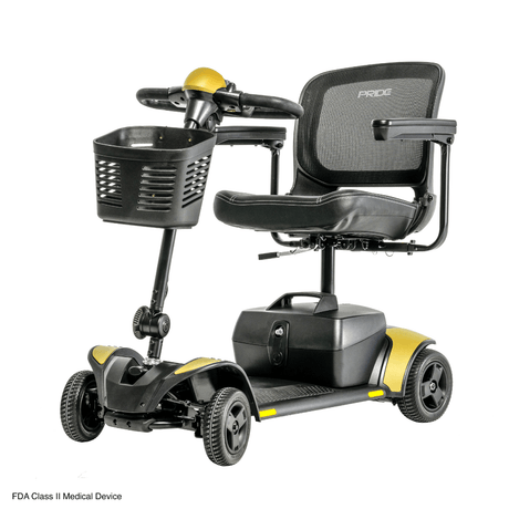  Chell-O Accent Pride Go Go Elite Traveller® 2 Mobility Scooter -  Angled View