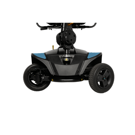 Robins Blue Egg Accent Pride Go Go Elite Traveller®2 Platinum 4-wheel - Front Wheels View